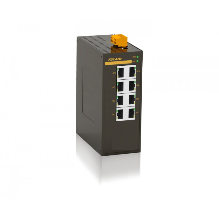 Промышленный неуправляемый коммутатор Kyland Opal10G-8GE-LV-LV (8xRJ45, -40...+75°C)