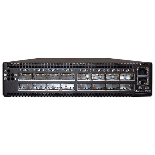 Коммутатор Mellanox MSN2100-CB2F (Spectrum, 16xQSFP28, 100GbE, 1U, MLNX-OS)
