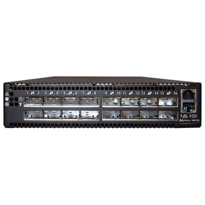Коммутатор Mellanox MSN2100-CB2F (Spectrum, 16xQSFP28, 100GbE, 1U, MLNX-OS)