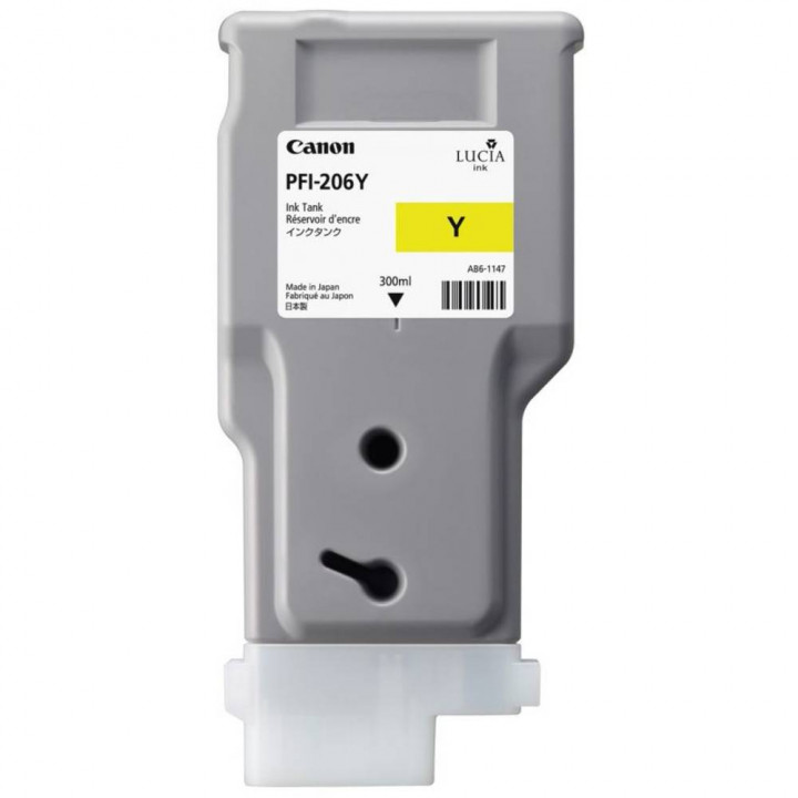 Струйный картридж Canon PFI 206 желтый 5306B001 Струйный картридж Canon PFI 206 желтый 5306B001