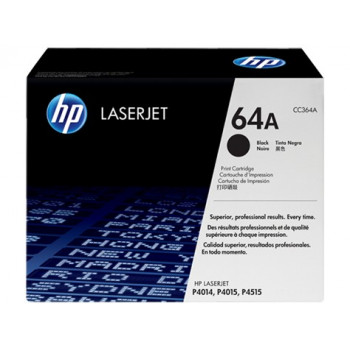Тонер-картридж HP 64A, черный, 10000 стр, (CC364A)