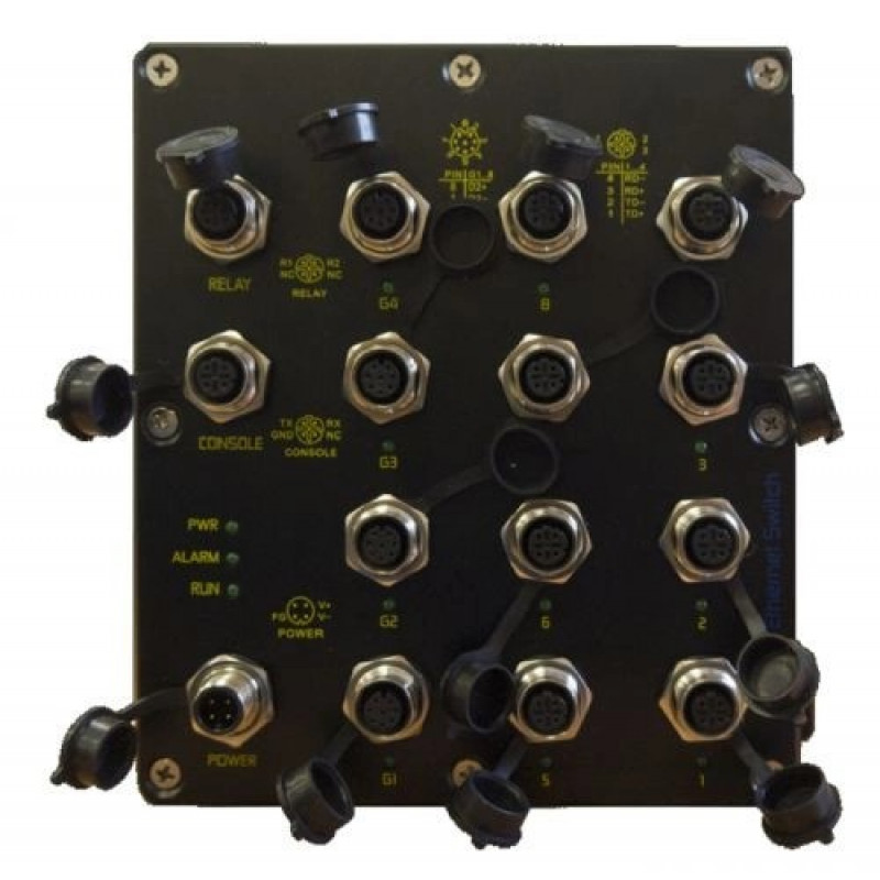 Коммутатор NIKOMAX (GIGALINK) GL-SW-F206-12(M12C)
