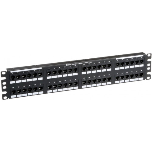 Патч-панель Panduit NK6PPG48Y (48 портов, 1U, Cat.6, экранированная, желтая)