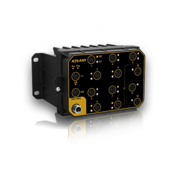 Промышленный коммутатор Kyland Aquam8512A-B-4GE8P-WV-WV (L3, 4x1GbE, 8xPoE+, Bypass, 24-110В) Промышленный коммутатор Kyland Aquam8512A-B-4GE8P-WV-WV (L3, 4x1GbE, 8xPoE+, Bypass, 24-110В)