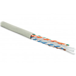 Кабель Hyperline UUTP4R-C6-S23-IN-LSZH-GY-305