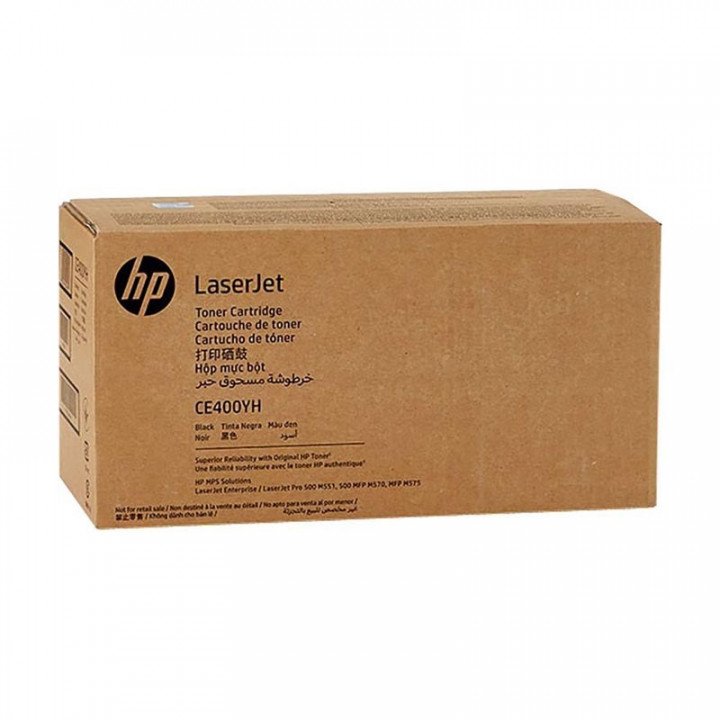 Тонер-картридж HP CE400YH (черный, 11700 стр.)