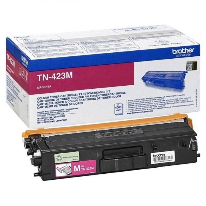 Картридж Brother TN423M (малиновый, 4000 стр., для HLL8260CDW/DCPL8410CDW/MFCL8690CDW) Картридж Brother TN423M (малиновый, 4000 стр., для HLL8260CDW/DCPL8410CDW/MFCL8690CDW)