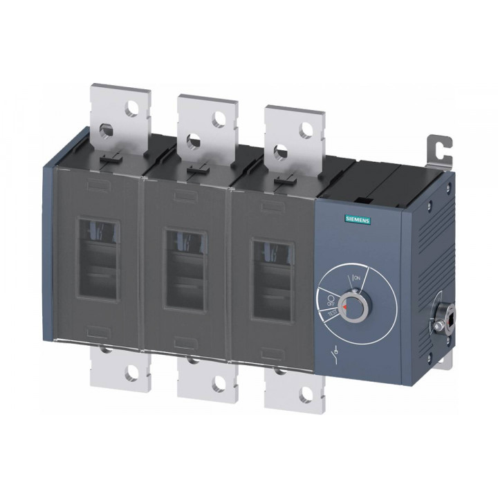 Выключатель-разъединитель Siemens 3KD5034-0RE40-0 (1000A, 3-пол., бок.упр.) Выключатель-разъединитель Siemens 3KD5034-0RE40-0 (1000A, 3-пол., бок.упр.)