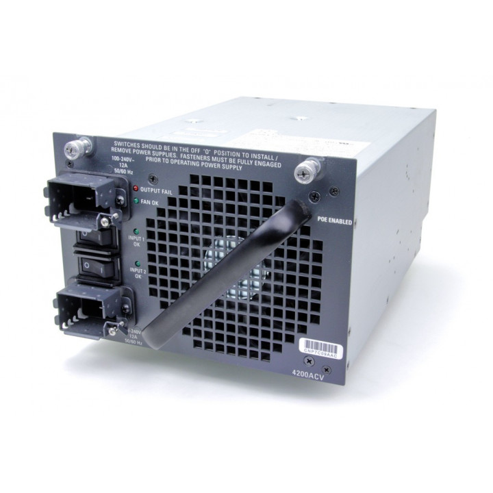 Блок питания Cisco PWR-C45-4200ACV (4200W AC, 2 ввода, с PoE)