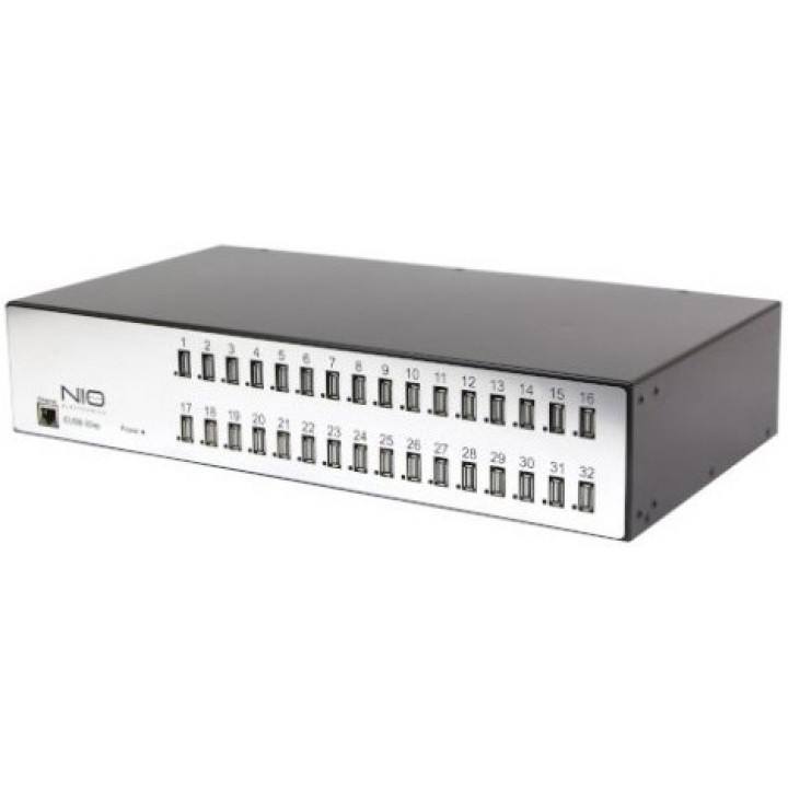 Сетевой USB-концентратор Nio-Electronics NIO-EUSB 32EP (32xUSB 2.0, 1x10/100/1000 Base-T) Сетевой USB-концентратор Nio-Electronics NIO-EUSB 32EP (32xUSB 2.0, 1x10/100/1000 Base-T)