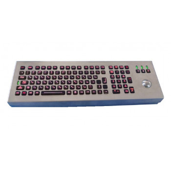 Антивандальная клавиатура Key Technology K-TEK-M460-MTB-KP-FN-BL-DT-US/RU-USB