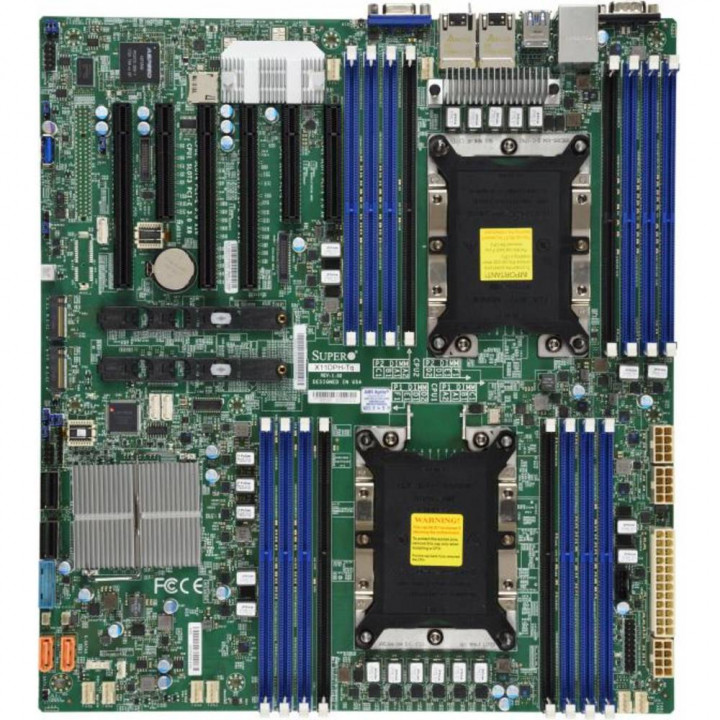 Серверная материнская плата Supermicro MBD-X11DPH-TQ-O (E-ATX, LGA 3647, 10 SATA3, 7 USB 3.0)