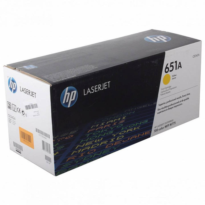 Лазерный картридж HP CE342A (желтый)