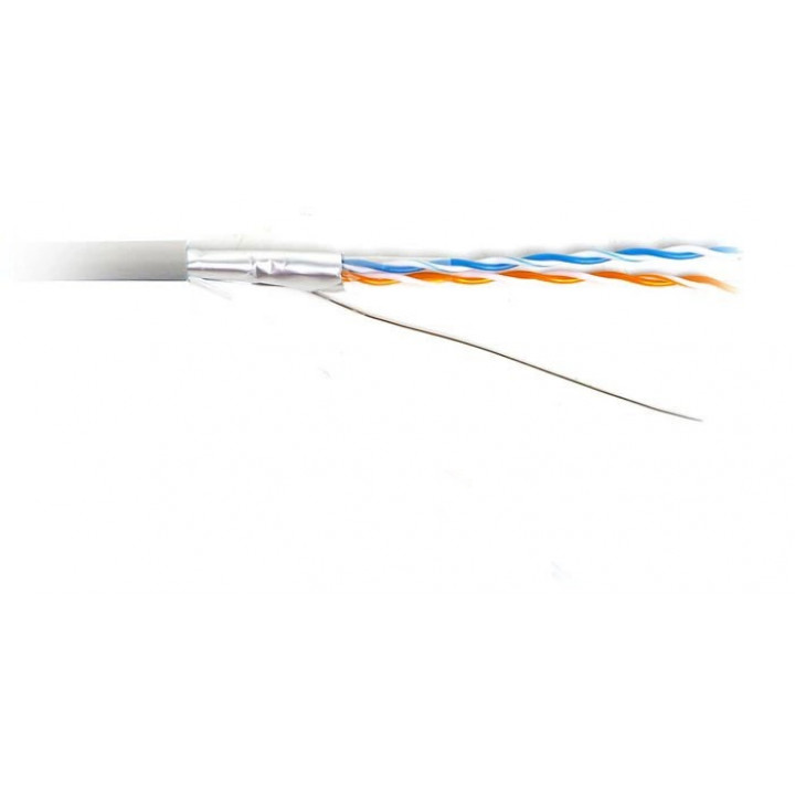 Кабель Hyperline UUTP2-C5-S24-IN-LSZH-GY-500 (U/UTP, Cat.5, 2 пары, solid, 500 м, серый)