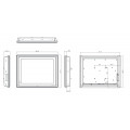 Медицинский панельный компьютер Axiomtek MPC152-845 J-US