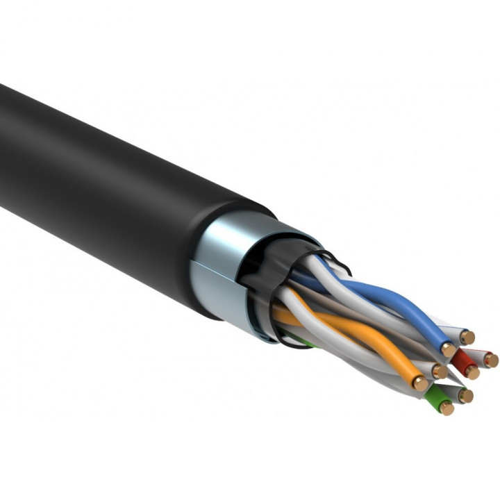 Кабель витая пара ITK LC3-C604-339 (F/UTP кат.6 4х2х23AWG solid LDPE 305м)