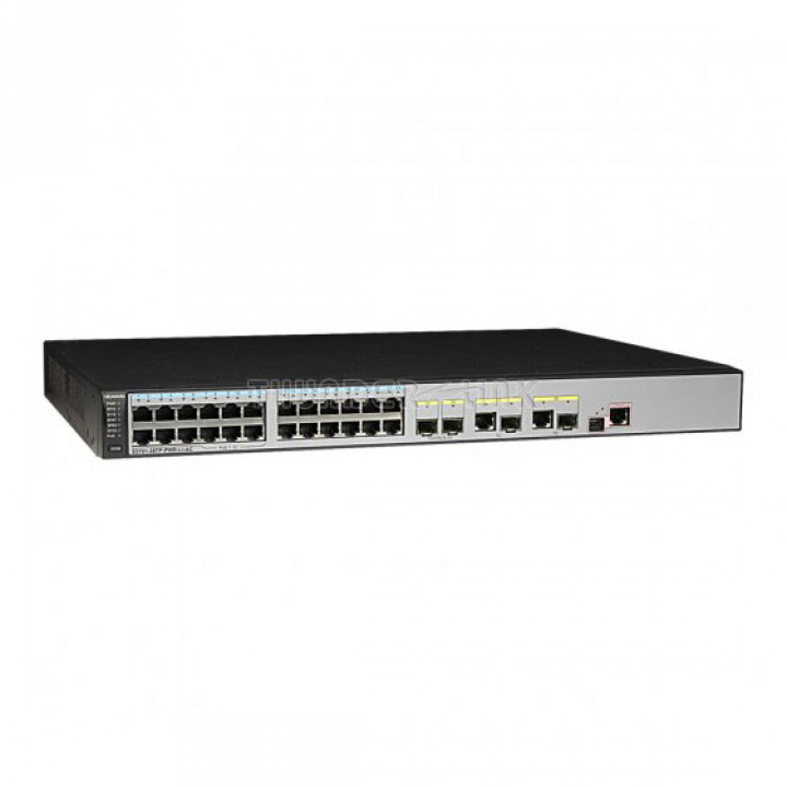 Коммутатор Huawei S5701-28TP-PWR-LI-AC (24x10/100/1000, 12xPoE+, 4xSFP, AC)