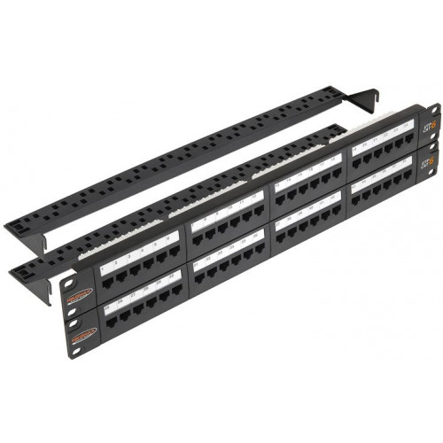 Коммутационная панель NIKOMAX NMC-RP48UE2-AN-2U-BK (19
