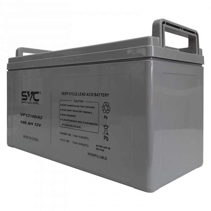 Аккумуляторная батарея SVC SVC-VP12100/A2 (12В/100Ач, AGM, T11, 175*405*235 мм, 29 кг)