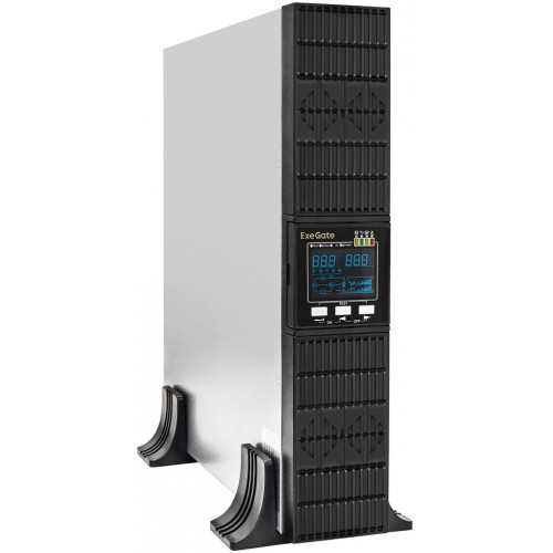 Источник бесперебойного питания Exegate Power Back ULS-1000.LCD.AVR.1SH.2C13.USB.RS232.SNMP.2U