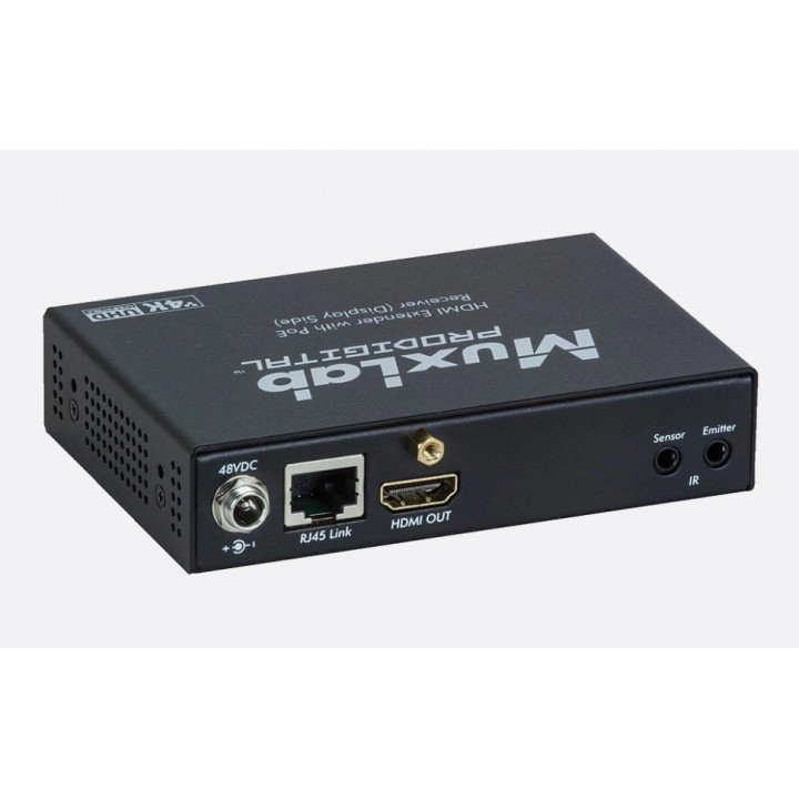 Приёмник MuxLab 500451-PoE (HDMI/HDBT, IR, UHD-4K до 70м, PoE) Приёмник MuxLab 500451-PoE (HDMI/HDBT, IR, UHD-4K до 70м, PoE)