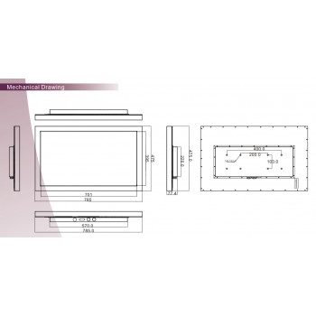 Промышленный монитор Winmate W32L300-65A3/GS/110