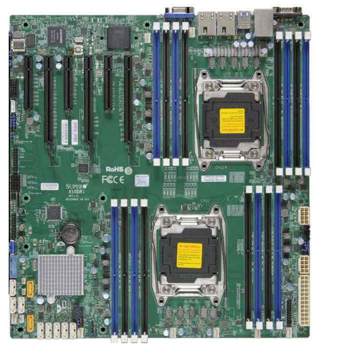 Материнская плата Supermicro MBD-X10DRI-T4+-O (Dual LGA 2011, 24x DDR4, 10GbE LAN)