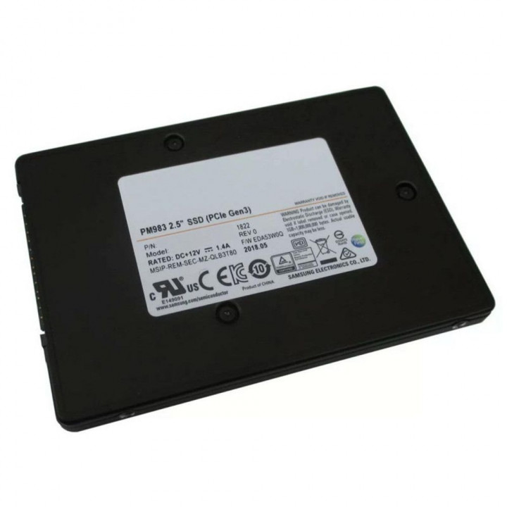 Накопитель SSD Samsung MZQLB1T9HAJR-00007 (1920GB, 2.5", PCIe 3.0, PM983)
