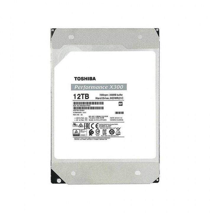 Жесткий диск Toshiba HDWR21CUZSVA (SATA-III, 12Tb, 7200rpm, 256Mb, 3.5")