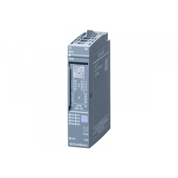 Модуль аналогового ввода Siemens 6AG1134-6FF00-2AA1 (AI 8xU BA, 16 бит) Модуль аналогового ввода Siemens 6AG1134-6FF00-2AA1 (AI 8xU BA, 16 бит)