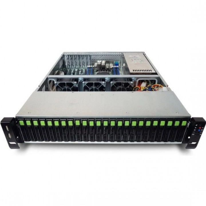 Серверная платформа Rikor 6224.100-03.10 (2U, 2xCPU, 26xSFF HDD, 2x800W)