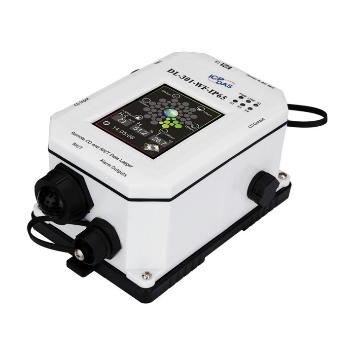 Измеритель ICP DAS DL-301-WF-IP65 CR (датчик температуры, влажности, точки росы, CO, Wi-Fi, корпус IP65) Измеритель ICP DAS DL-301-WF-IP65 CR (датчик температуры, влажности, точки росы, CO, Wi-Fi, корпус IP65)