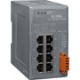 Промышленный коммутатор ICP DAS NS-208AG CR (Unmanaged 8-Port 10/100/1000 Base-T, питание +12...+48 VDC)
