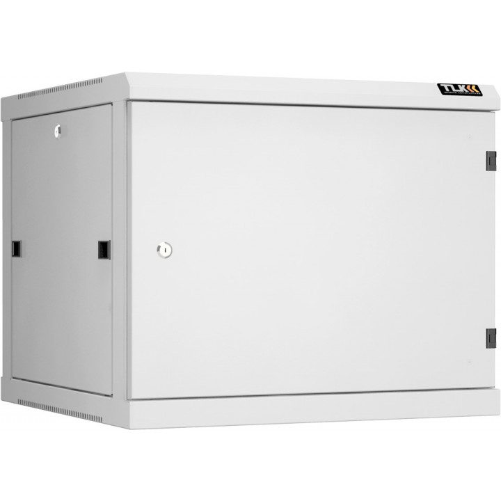 Шкаф TLK TWC-096060-R-M-GY (настенный, 19", 9U, металлическая дверь, 600x503x600 мм)