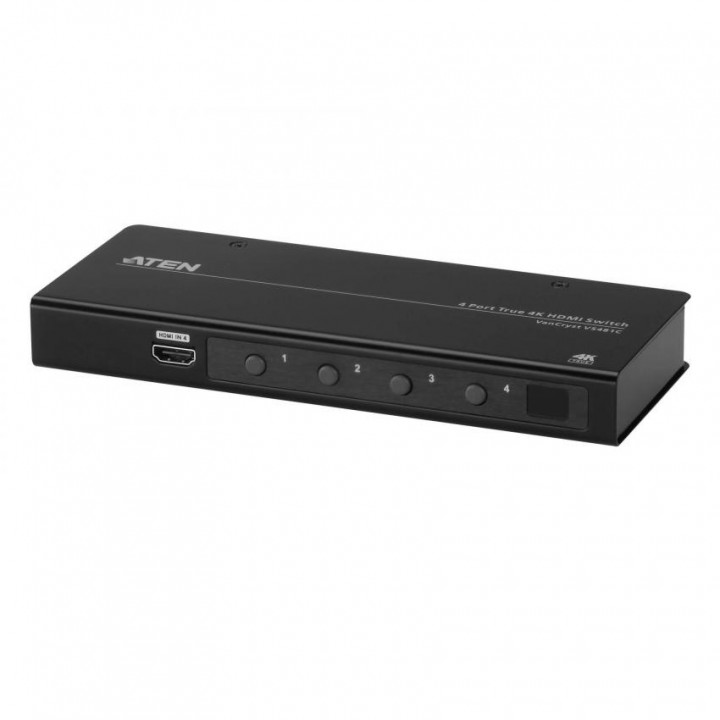 Коммутатор видеосигналов True 4K HDMI ATEN VS481C-AT-G (4-портовый, 18 Гбит/с)