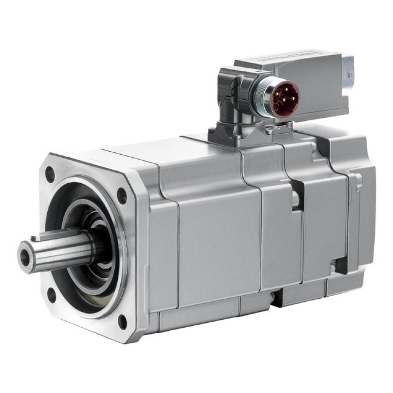 Синхронный двигатель Siemens 1FK7022-5AK21-1PG3 (0.85 Нм, 6000 об/мин, 0.38 кВт, IP64, RAL7016, гладкий вал, резольвер 2-полюсный)