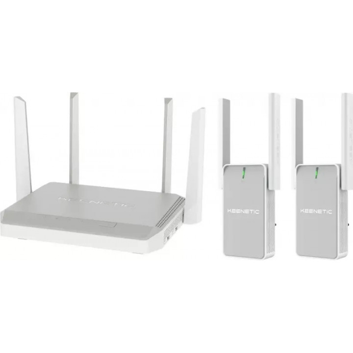 Маршрутизатор Keenetic KN-2710 + KN-3311X2 (AC2600, 10/100/1000BASE-TX/SFP, 4g ready, серый)