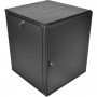 Шкаф телекоммуникационный настенный ЦМО ШРН-Э-18.500.1-9005 (18U, 600x520, дверь металл, черный)