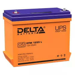Аккумуляторная батарея 12В 55Ач Delta DTM 1255 L Аккумуляторная батарея 12В 55Ач Delta DTM 1255 L