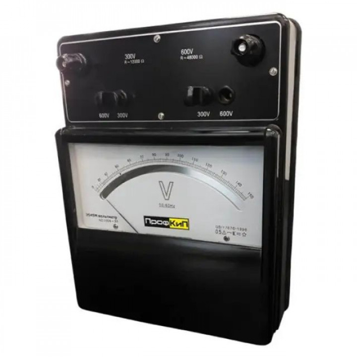 Вольтметр (0 В 600 В) ПрофКиП Э545М (класс точности 0,5)