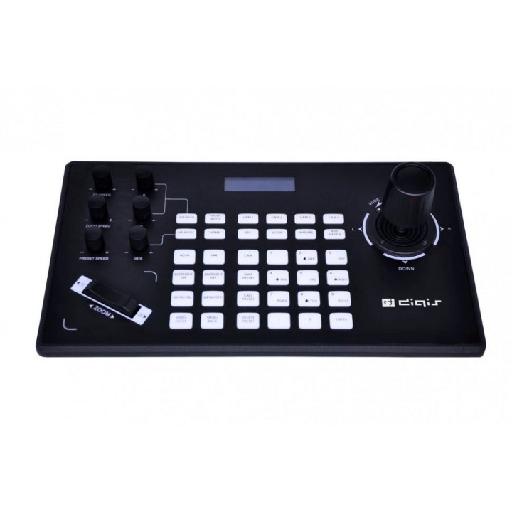 Контроллер Digis DSM-CC50 (LCD дисплей, джойстик, RS422, RS232, IP, USB2.0) Контроллер Digis DSM-CC50 (LCD дисплей, джойстик, RS422, RS232, IP, USB2.0)