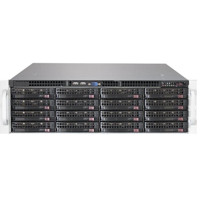 Серверный корпус Supermicro CSE-836BE1C-R1K03B (3U, 1000 Вт 80 Plus Platinum, 16x 3.5