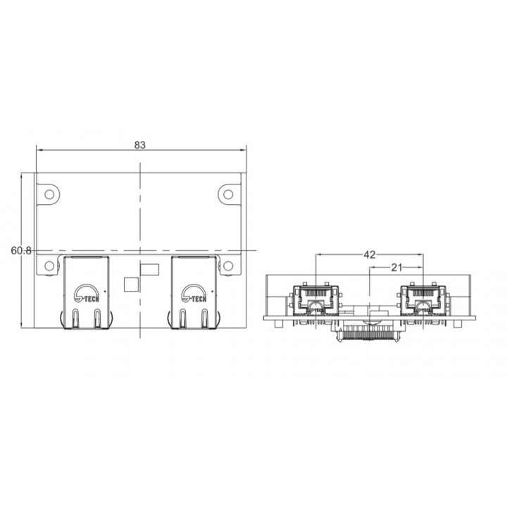 Модуль Cincoze CMI-10GLAN01 (2xIntel X550 10 GbE LAN) Модуль Cincoze CMI-10GLAN01 (2xIntel X550 10 GbE LAN)