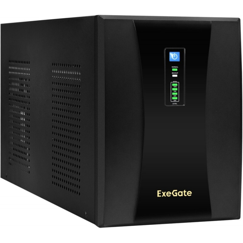 Источник бесперебойного питания Exegate SpecialPro UNB-3000.LED.AVR.2SH.4C13.RJ.USB