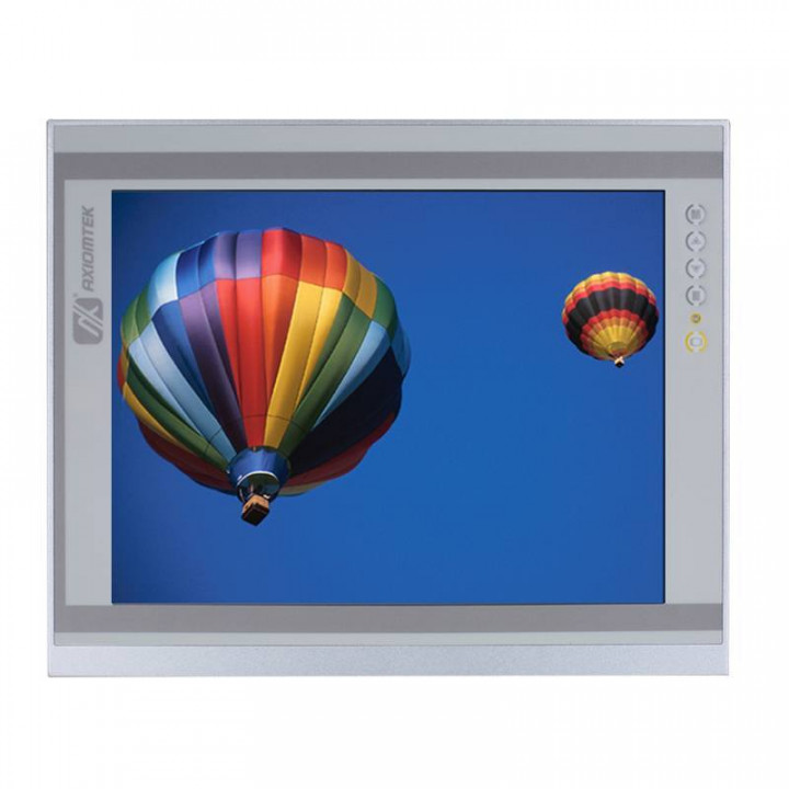 Промышленный монитор Axiomtek P6151PR-DC-U-V3 (15" TFT LCD, IP65, резистивный сенсорный экран, VGA/DP/HDMI)