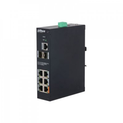 Коммутатор промышленный Dahua DH-HS4208-4GT-60 (4xPoE, 60Вт, DIN)