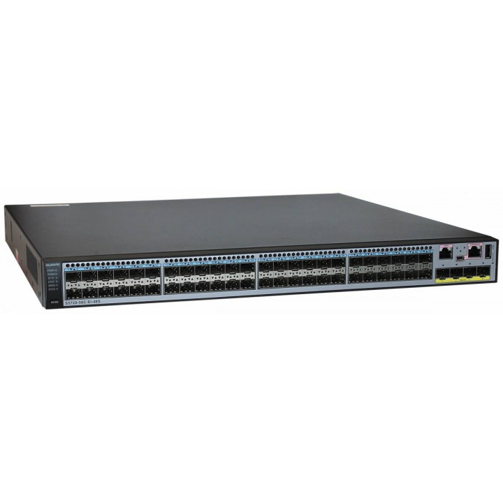 Коммутатор Huawei S5720-56C-EI-48S-DC (48x1Gb SFP, 4x10Gb SFP+, 150W DC)