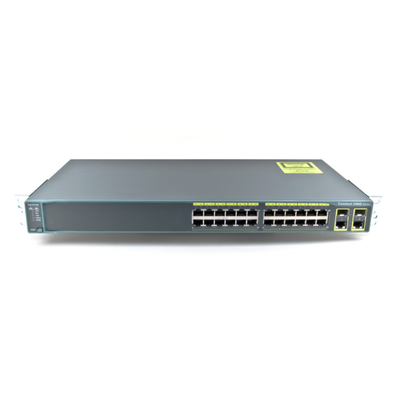 Коммутатор Cisco WS-C2960-24LT-L (24 порта Fast Ethernet, 8 PoE, 2 Gigabit, QoS)