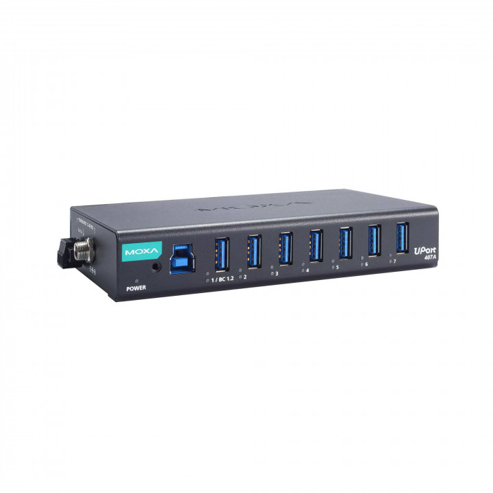 Хаб USB MOXA UPort 407A (7 портов USB 3.2, металлический корпус, с кабелем USB, блок питания, 0...+60°C) Хаб USB MOXA UPort 407A (7 портов USB 3.2, металлический корпус, с кабелем USB, блок питания, 0...+60°C)