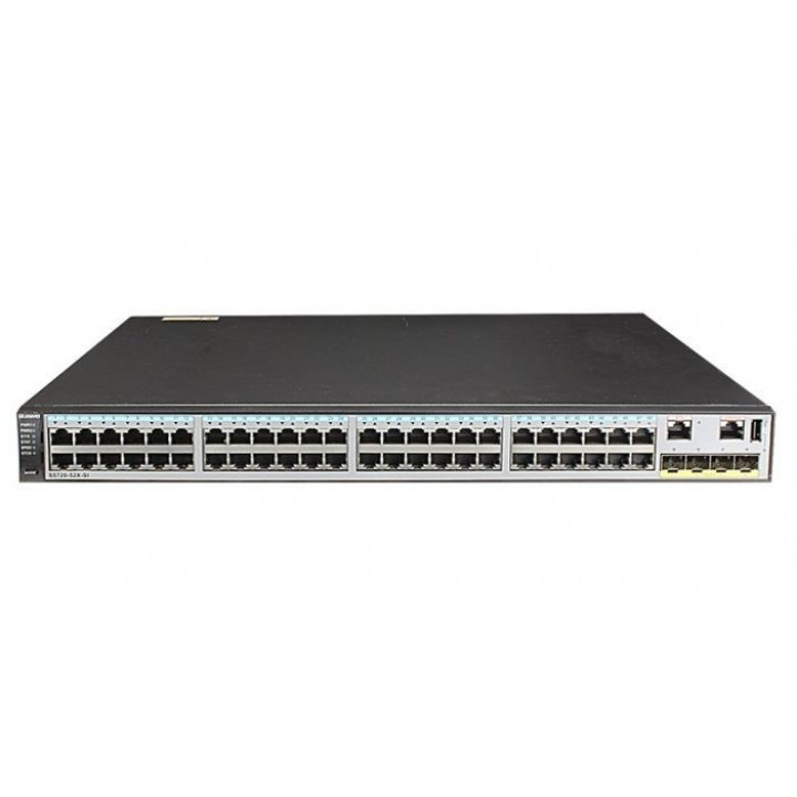 Коммутатор Huawei S5720-52X-SI-DC (48x1GbE, 4x10Gb SFP+, 150W DC)